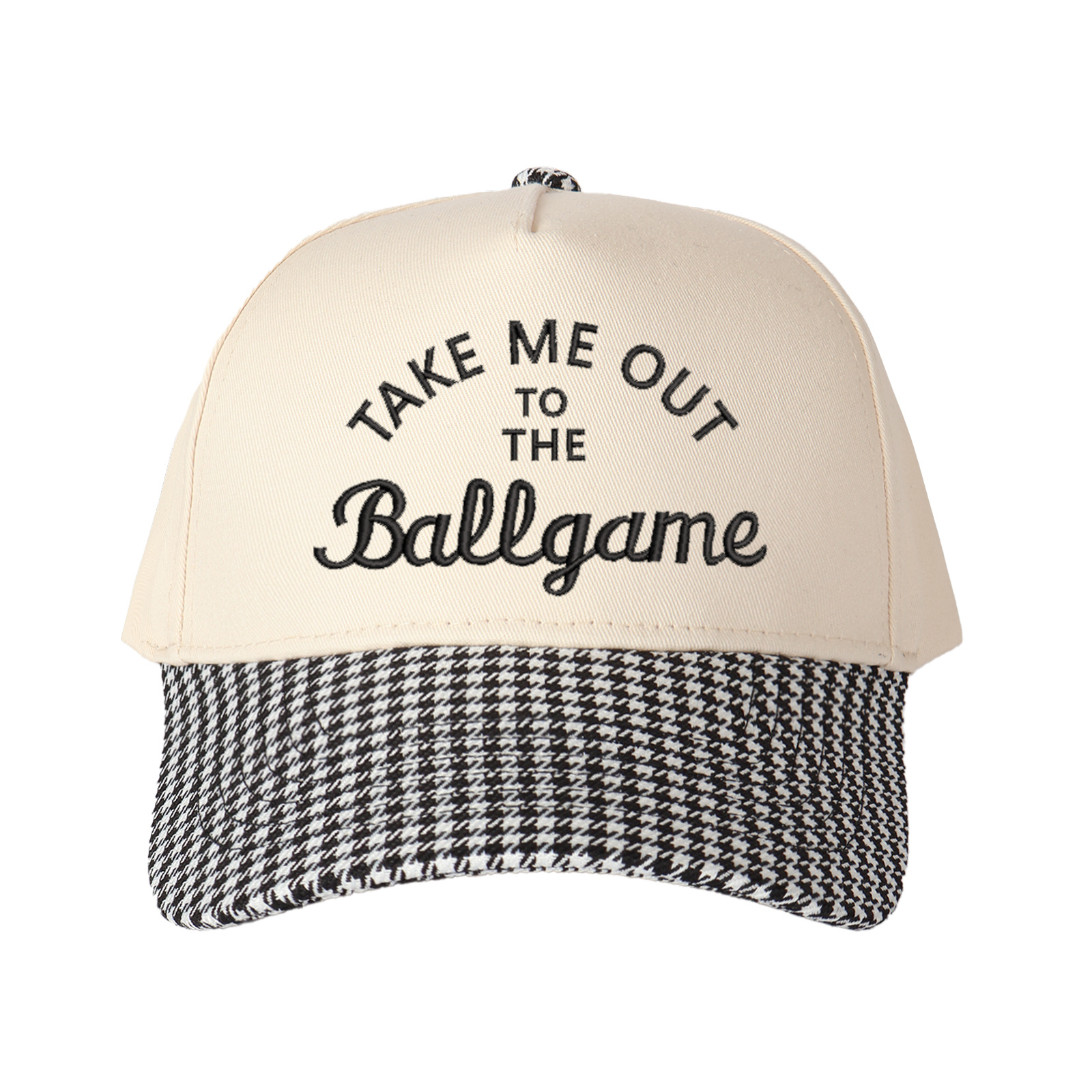 Take Me Out To The Ballgame Embroidered Trucker Hat product details
