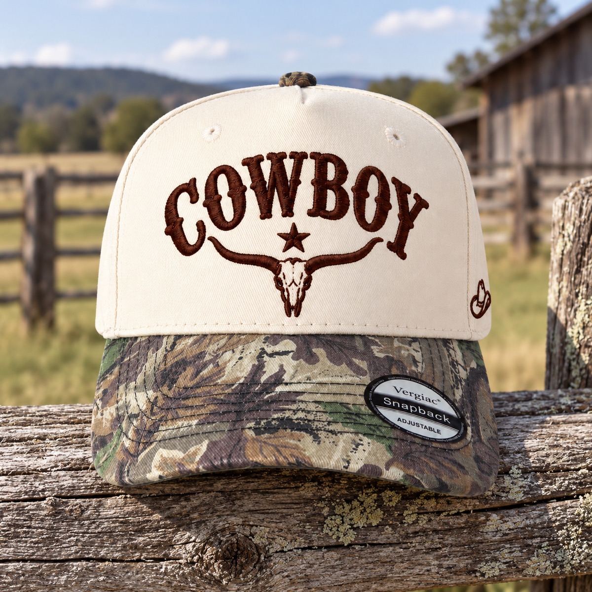 Cowboy 5-Panel Trucker Hat product details
