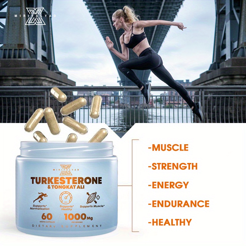 Textin 1000 mg + Danshen-Komplex | Unterstützt die Muskelgesundheit | 60 Kapseln | Vitamine und Nahrungsergänzungsmittel | Lokales Lager_voghion.com