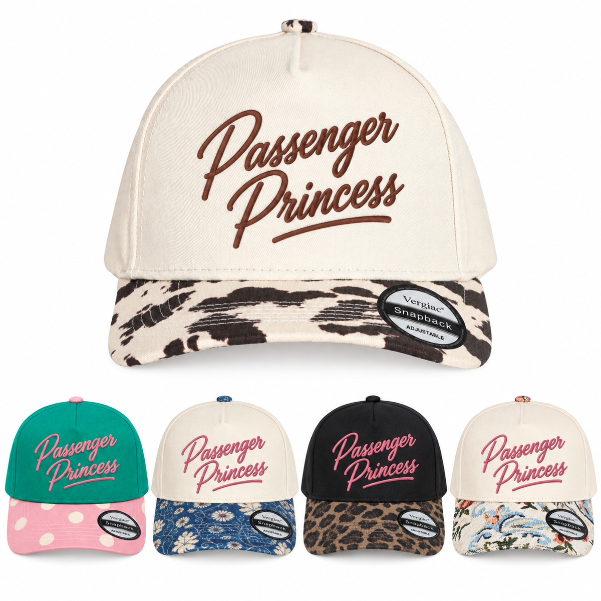 Passenger Princess 5-Panel Trucker Hat product details