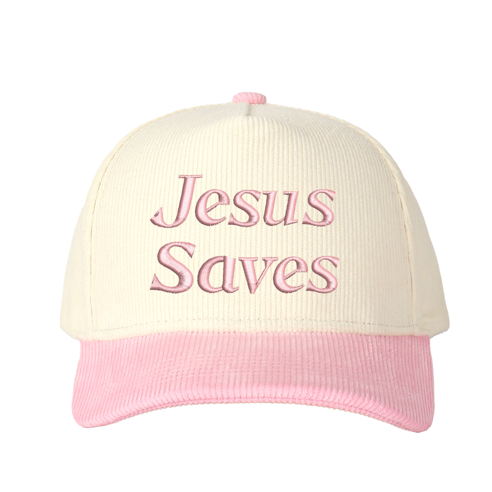 Jesus Saves Embroidered Trucker Hat product details