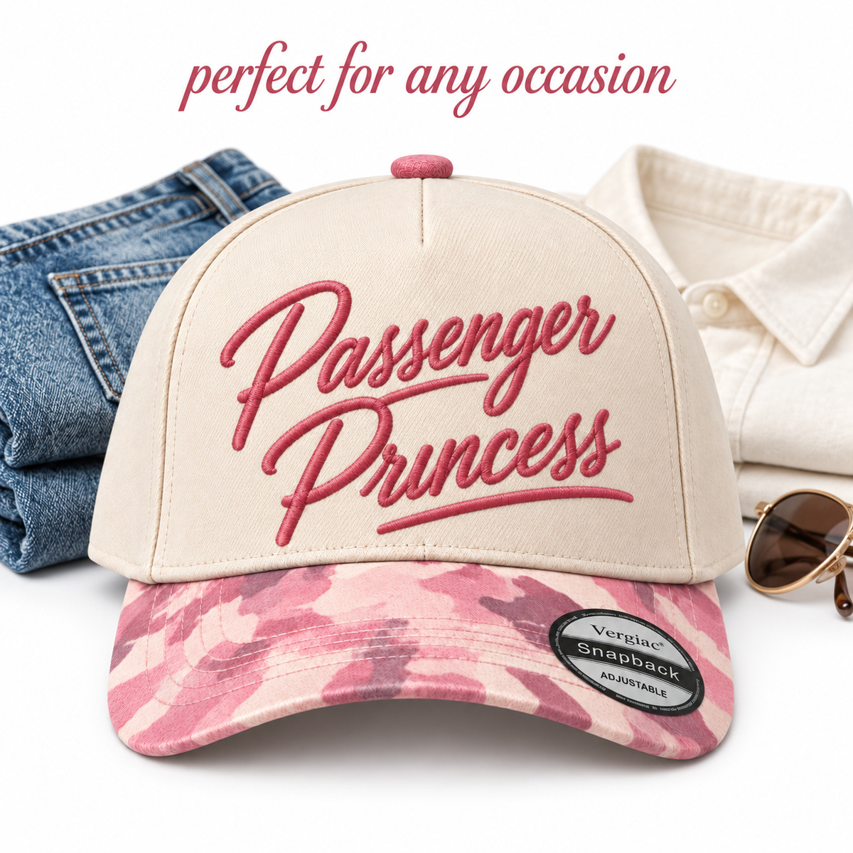 Passenger Princess 5-Panel Trucker Hat product details