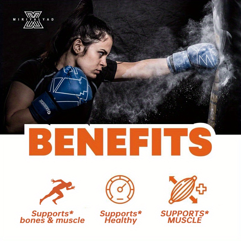 Textin 1000 mg + Danshen-Komplex | Unterstützt die Muskelgesundheit | 60 Kapseln | Vitamine und Nahrungsergänzungsmittel | Lokales Lager_voghion.com