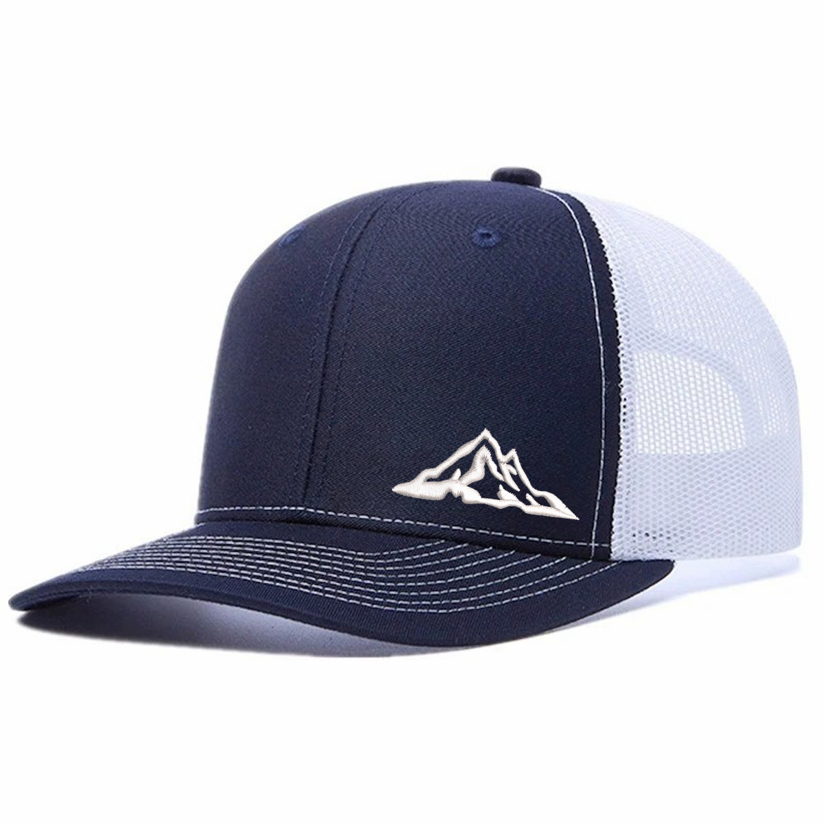 Snowy Mountain Embroidered Trucker Hat / Mesh Cap product details