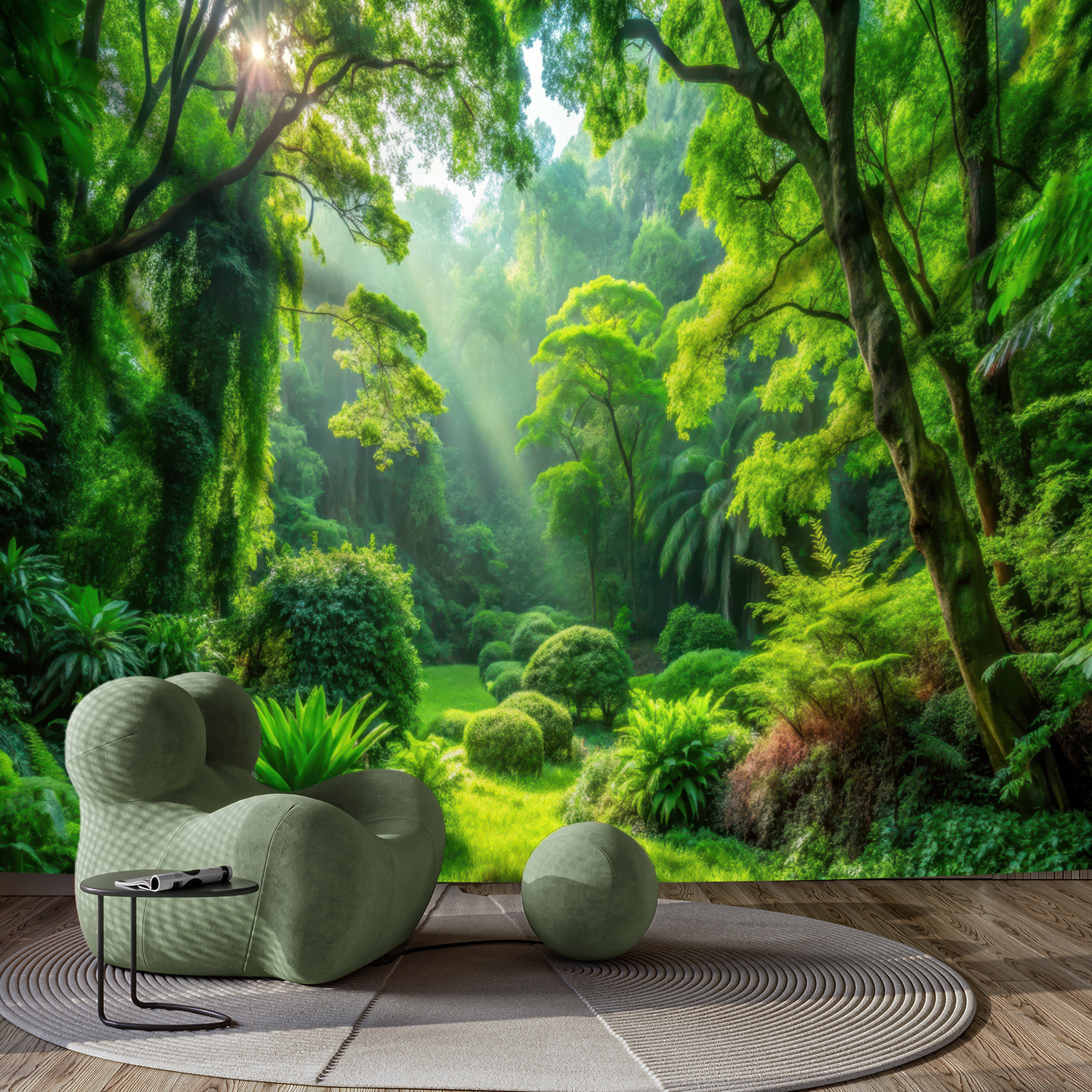 Aesthetic Natural Forest Landscape Printed Large Tapestry Polyester Wall Hanging Decoration For Living Room Bedroom Party Includes Free Hanging Clips_voghion.com