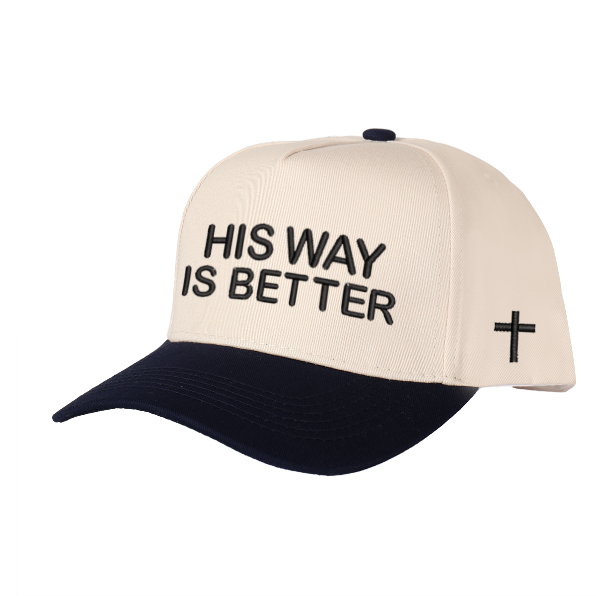 His Way Is Better Embroidered Trucker Hat product details