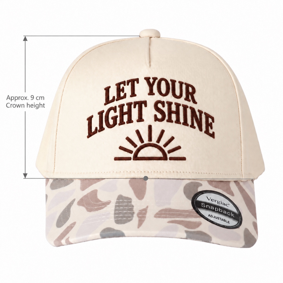 Let Your Light Shine 5-Panel Trucker Hat product details