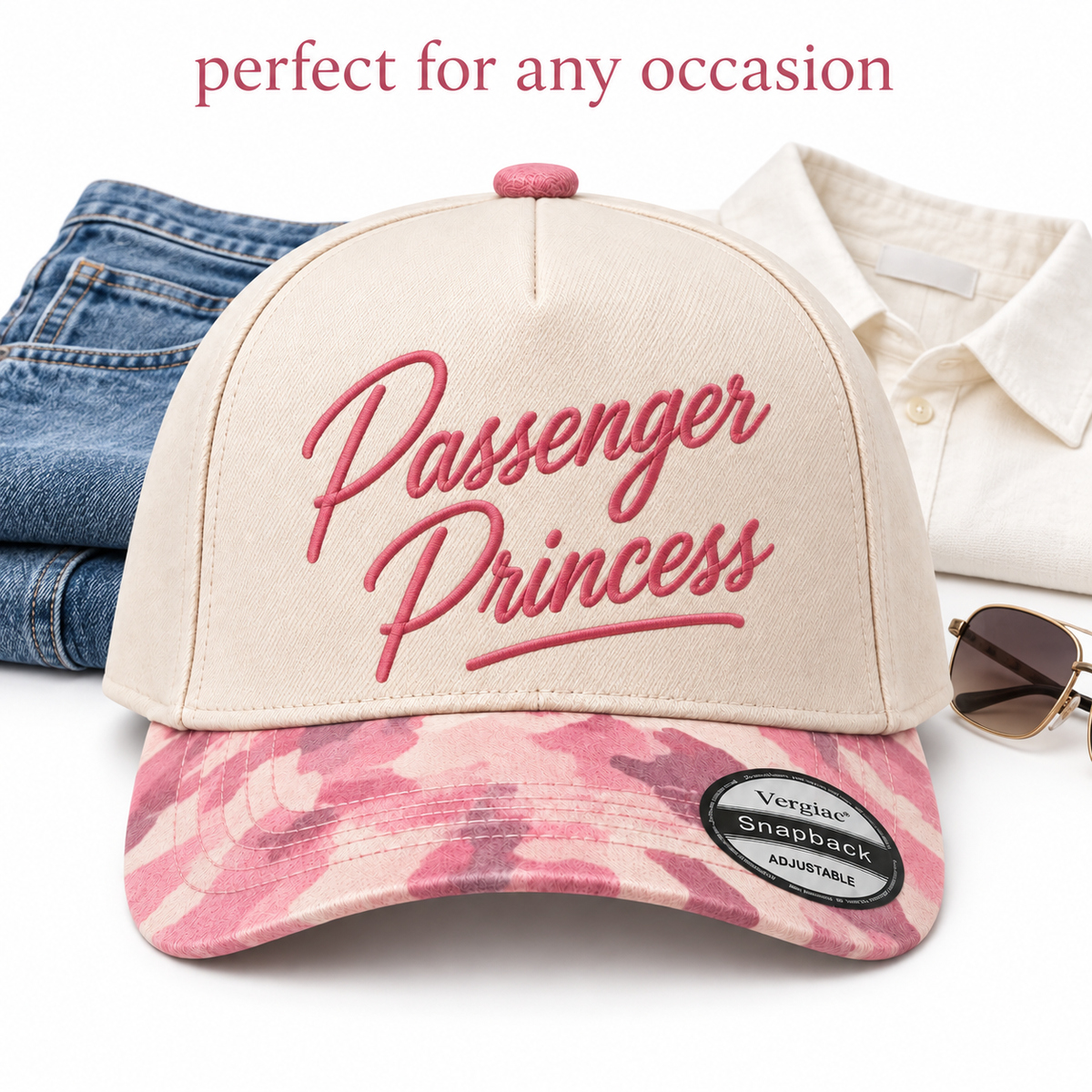 Passenger Princess 5-Panel Trucker Hat product details