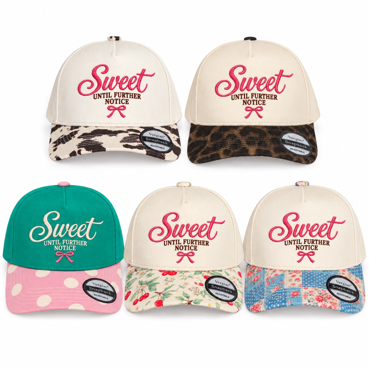 Sweet Until Further Notice 5-Panel Trucker Hat product details