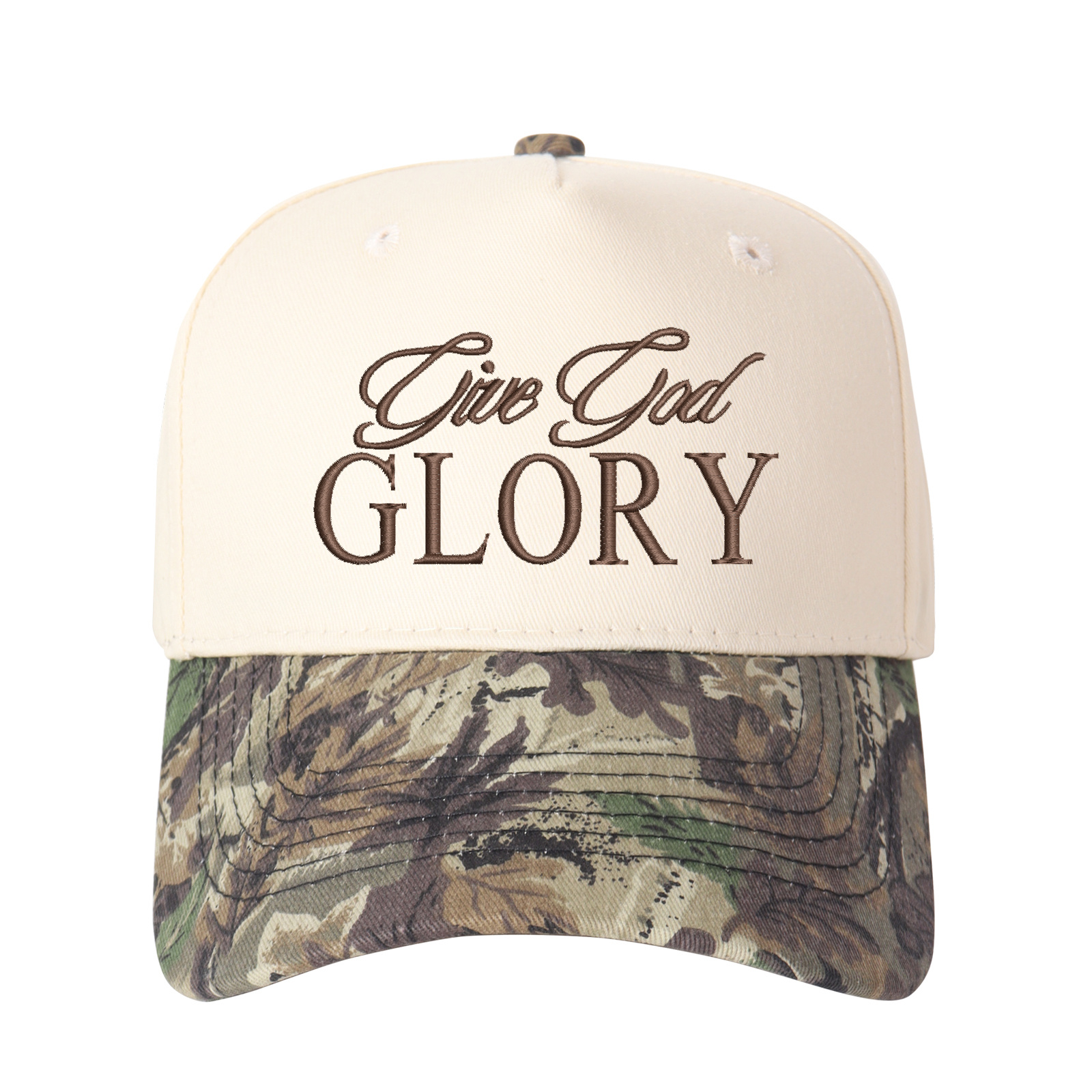 Give God Glory Embroidered Trucker Hat product details