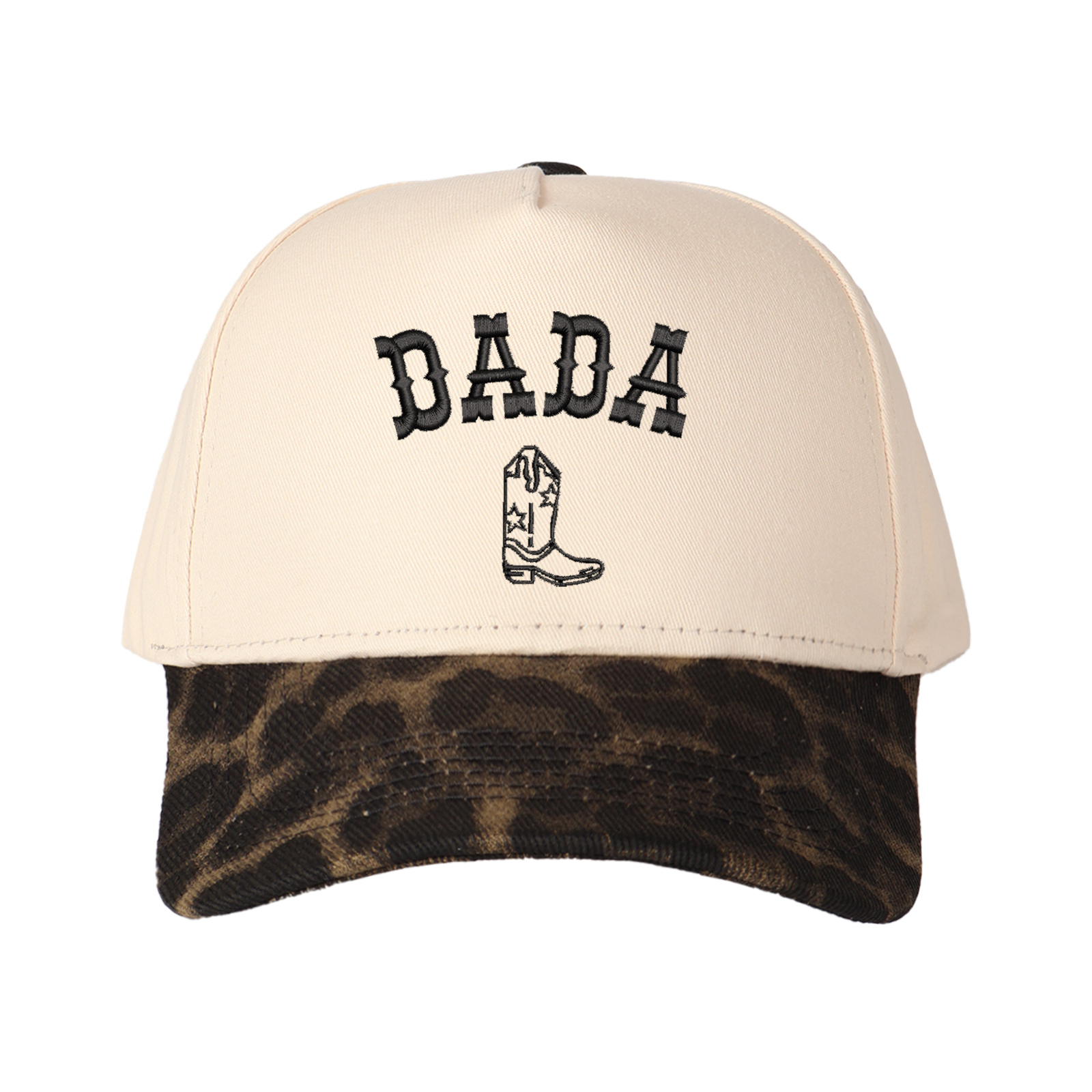 Father's Day Arched Dada Letter And Boot Embroidered Trucker Hat product details