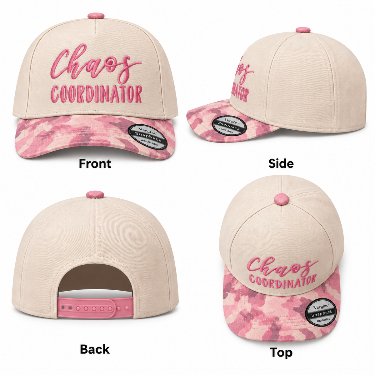 Chaos Coordinator 5-Panel Trucker Hat product details