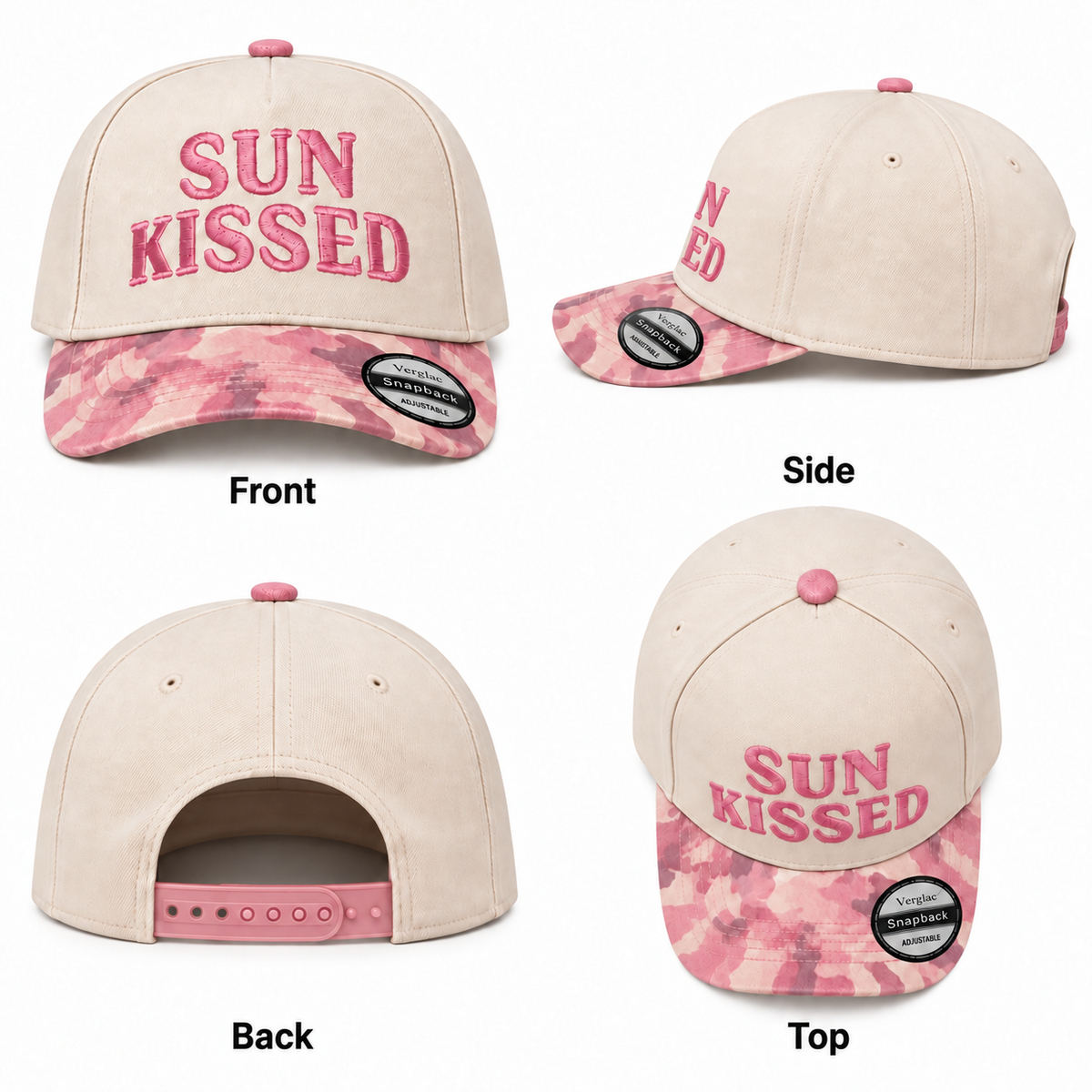 Sun Kissed 5-Panel Trucker Hat product details