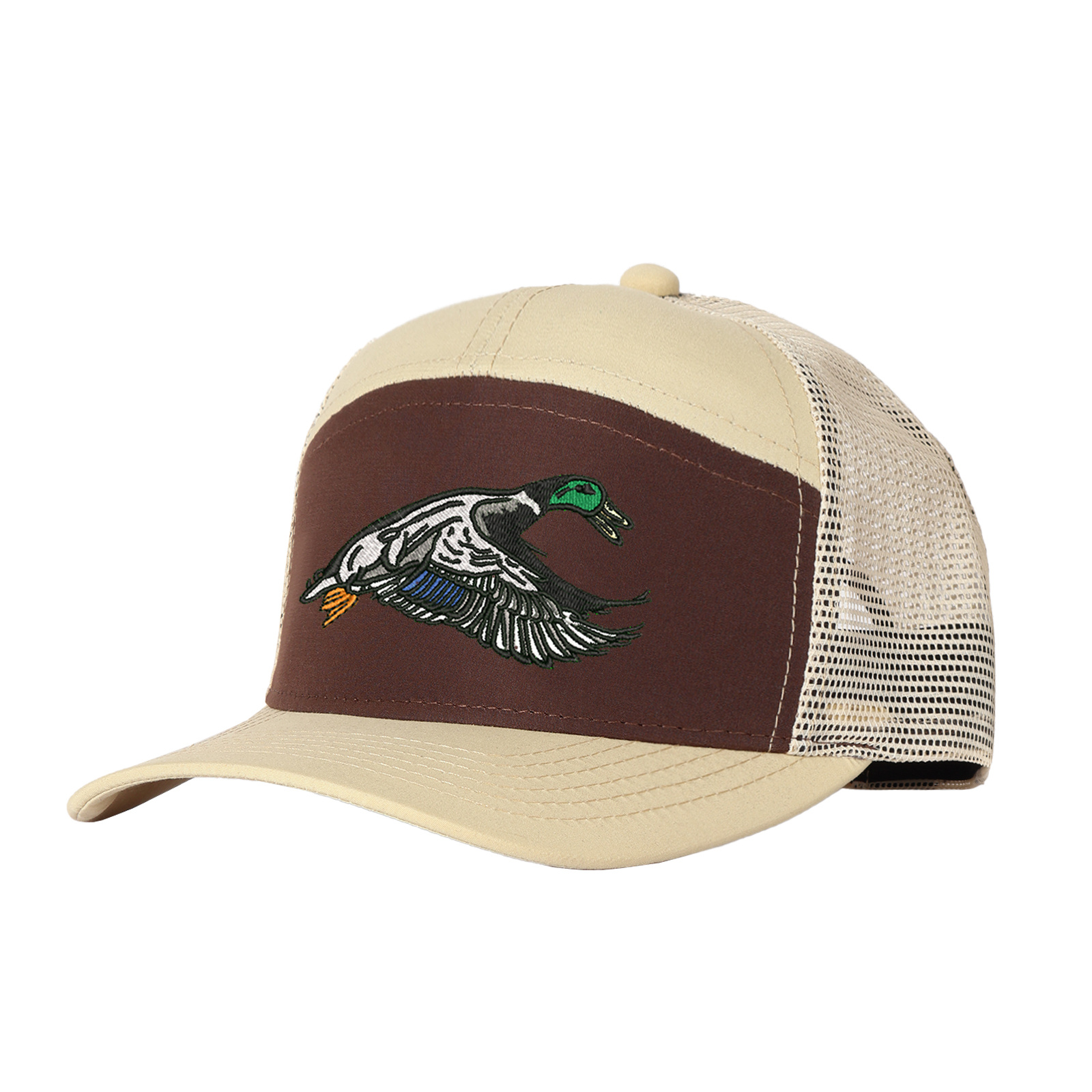 Mallard Duck Embroidered Trucker Hat product details