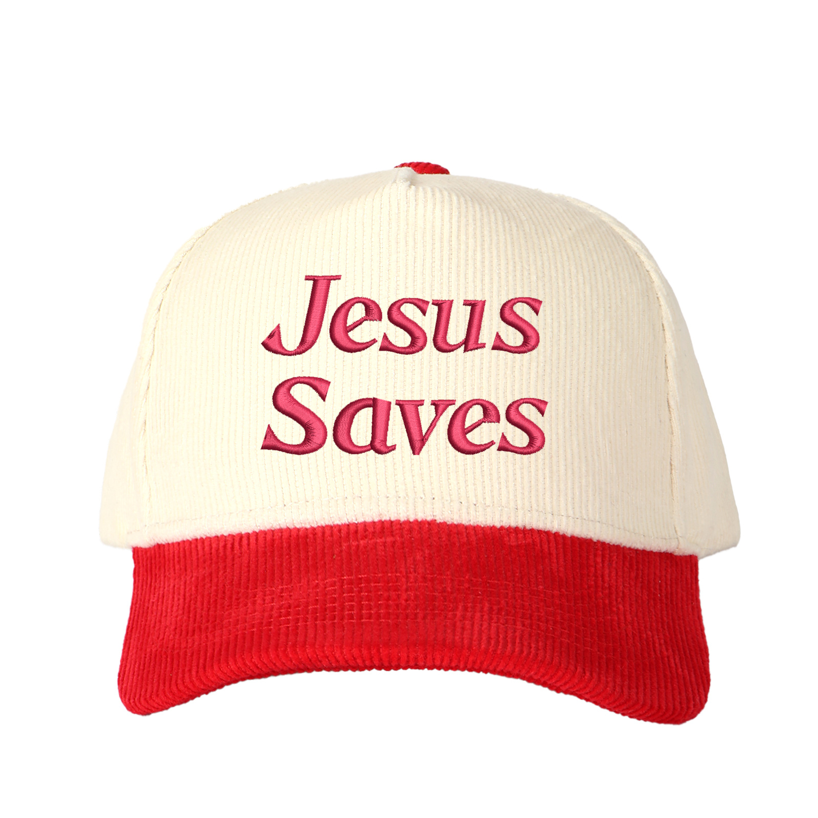 Jesus Saves Embroidered Trucker Hat product details