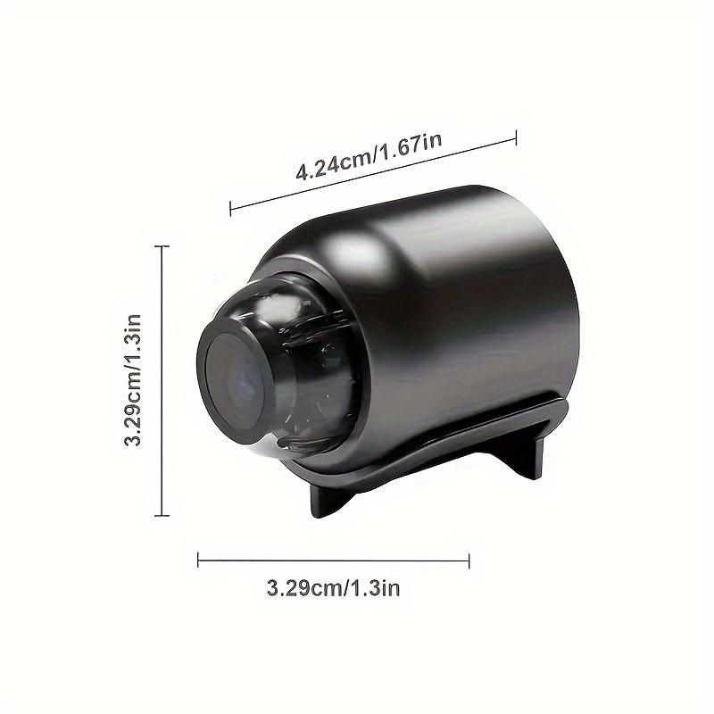 Caméra de sécurité Wi-Fi sans fil avec vidéo HD, mise au point automatique, détection de mouvement, pour la surveillance à domicile, alimentation USB, visualisation à distance 144_voghion.com