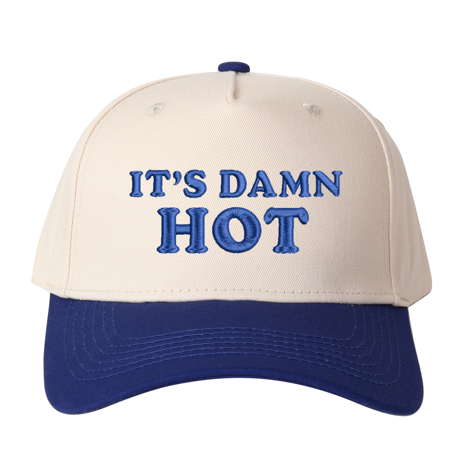 It's Damn Hot Embroidered Trucker Hat product details