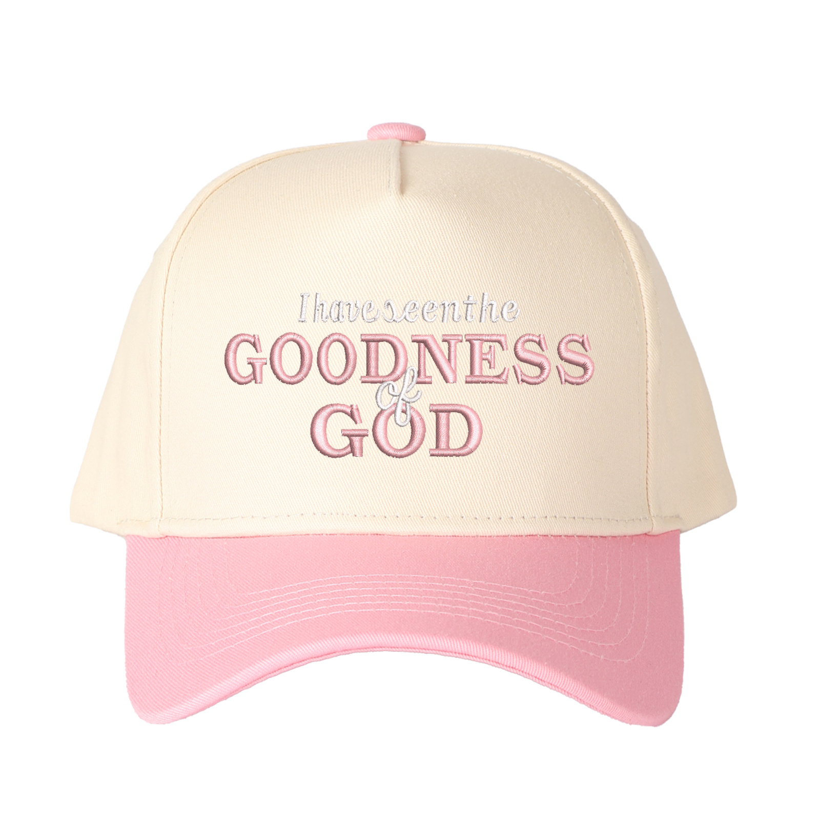 I Have Seen The Goodness Of God Embroidered Trucker Hat product details