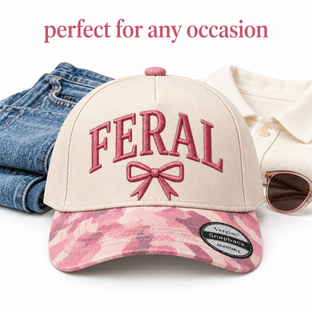 Feral 5-Panel Trucker Hat product details