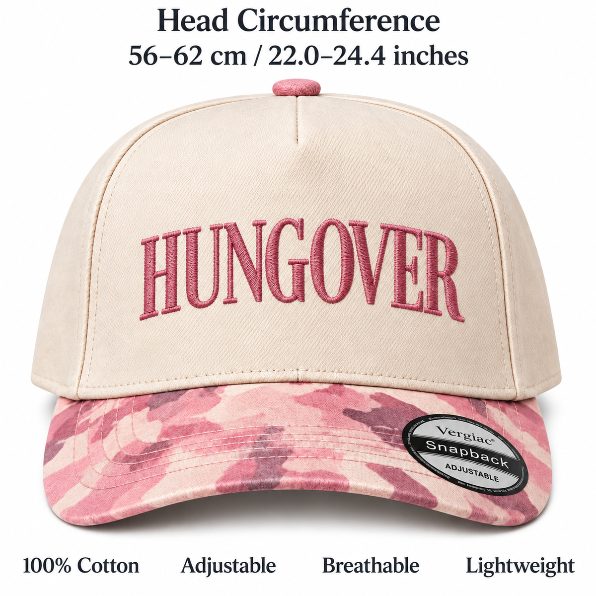 Hungover 5-Panel Trucker Hat product details