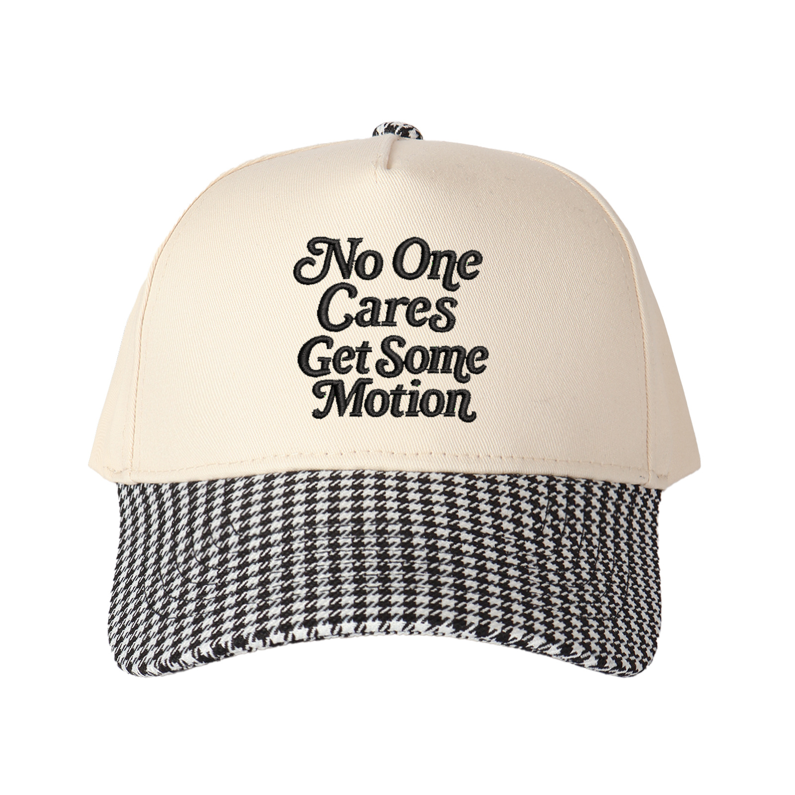 No One Cares Get Some Metion Embroidered Trucker Hat product details