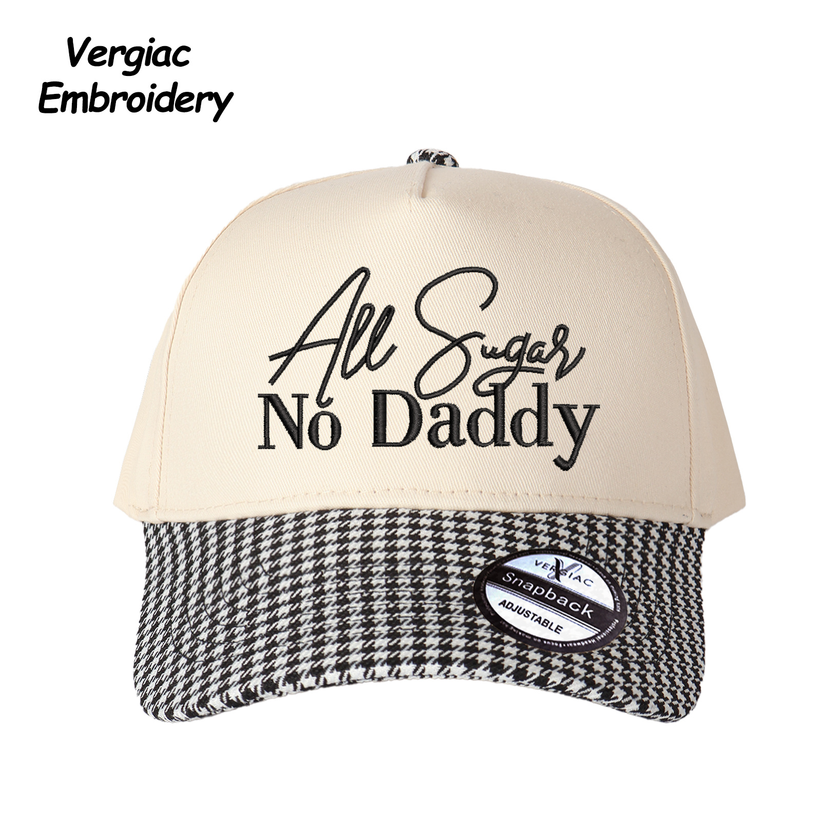 All Sugar No Daddy 5-Panel Trucker Hat product details