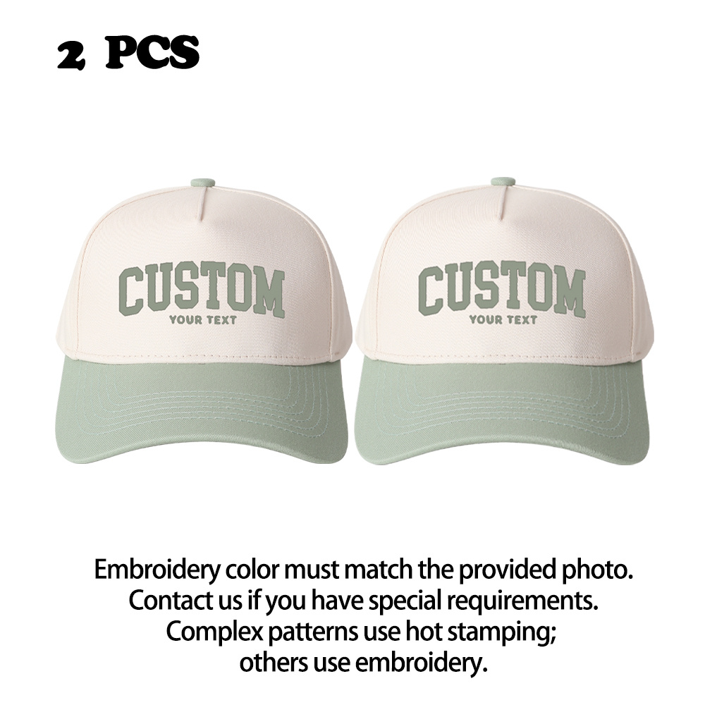 Custom Embroidered Trucker Hats (2-pack) product details