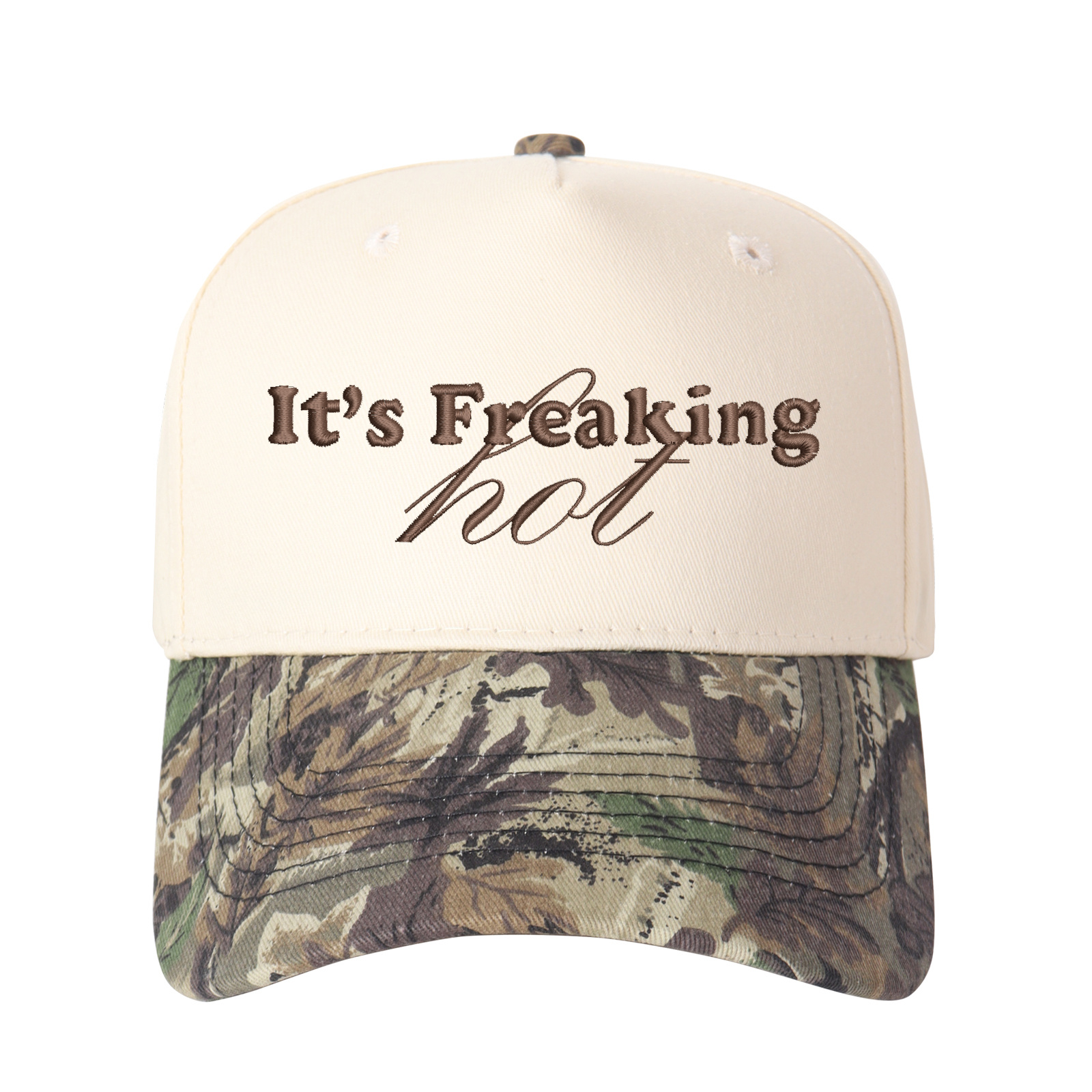 It's Freaking Hot Embroidered Trucker Hat product details