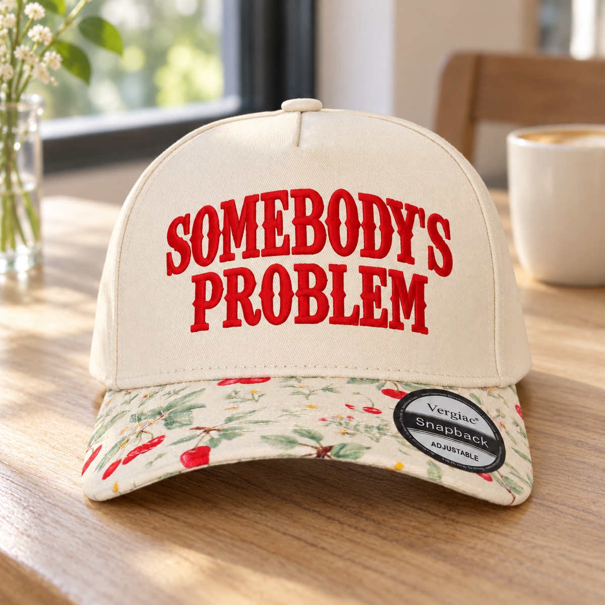 Somebody's Problem 5-Panel Trucker Hat product details