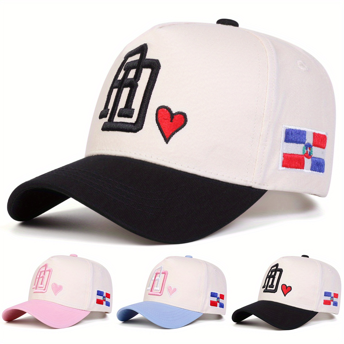 RD Letter Women's 5-Panel Baseball Cap product details
