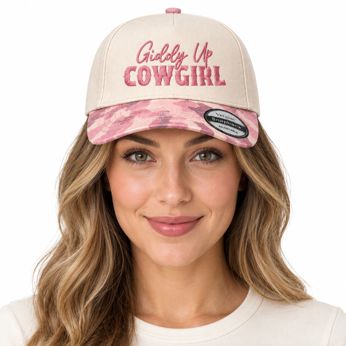 Giddy Up Cowgirl 5-Panel Trucker Hat product details