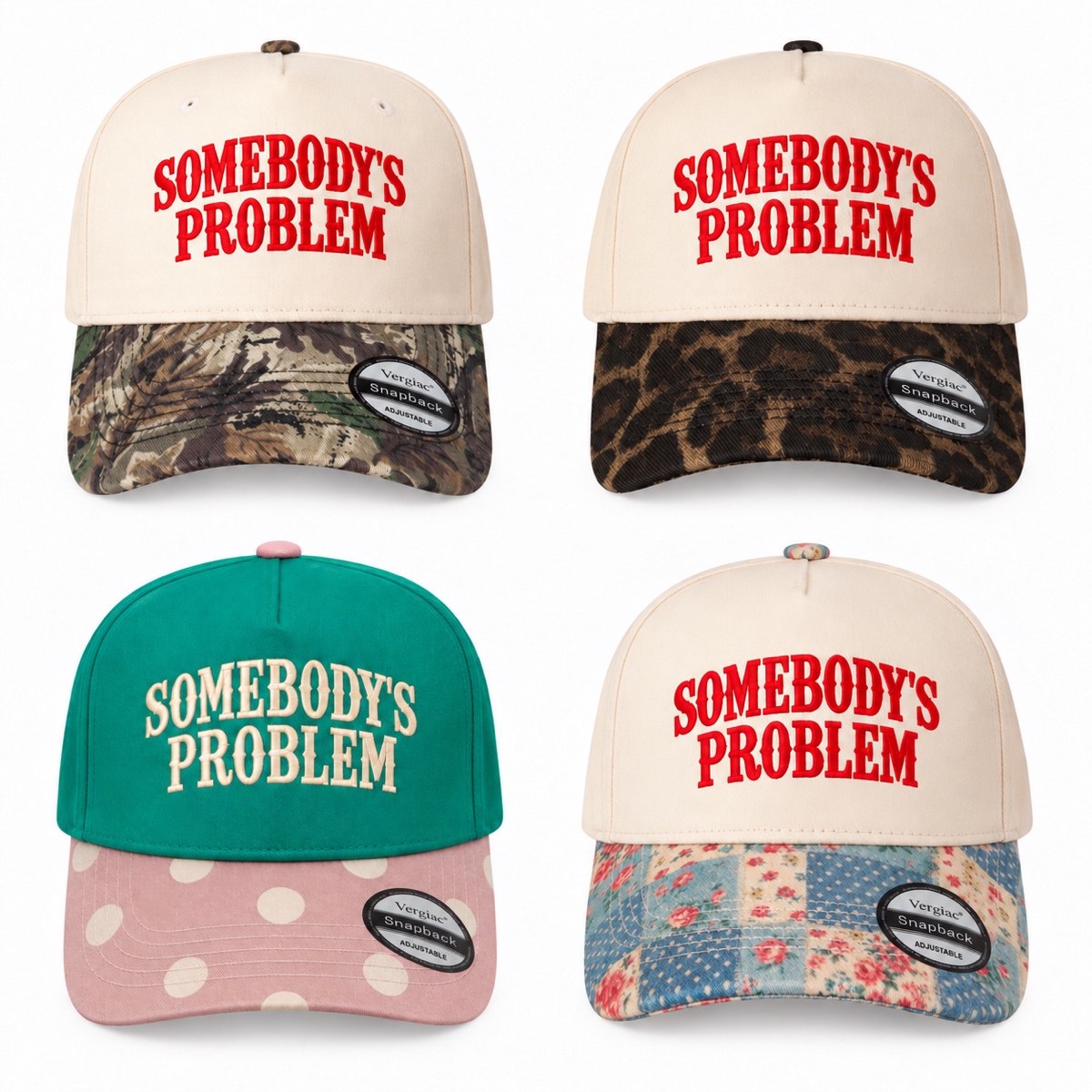 Somebody's Problem 5-Panel Trucker Hat product details
