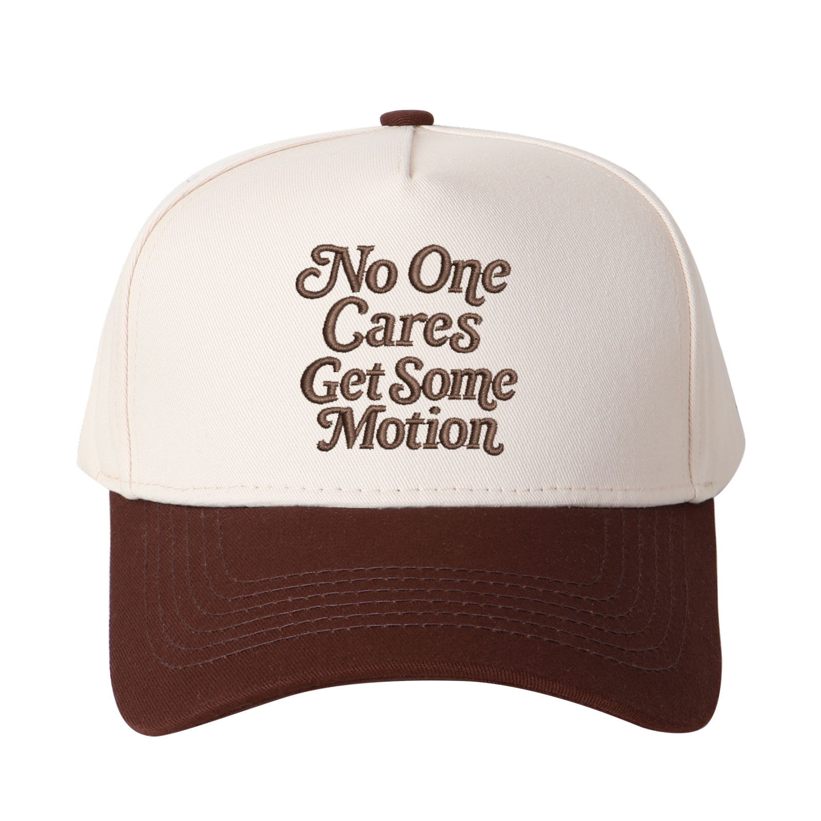 No One Cares Get Some Metion Embroidered Trucker Hat product details