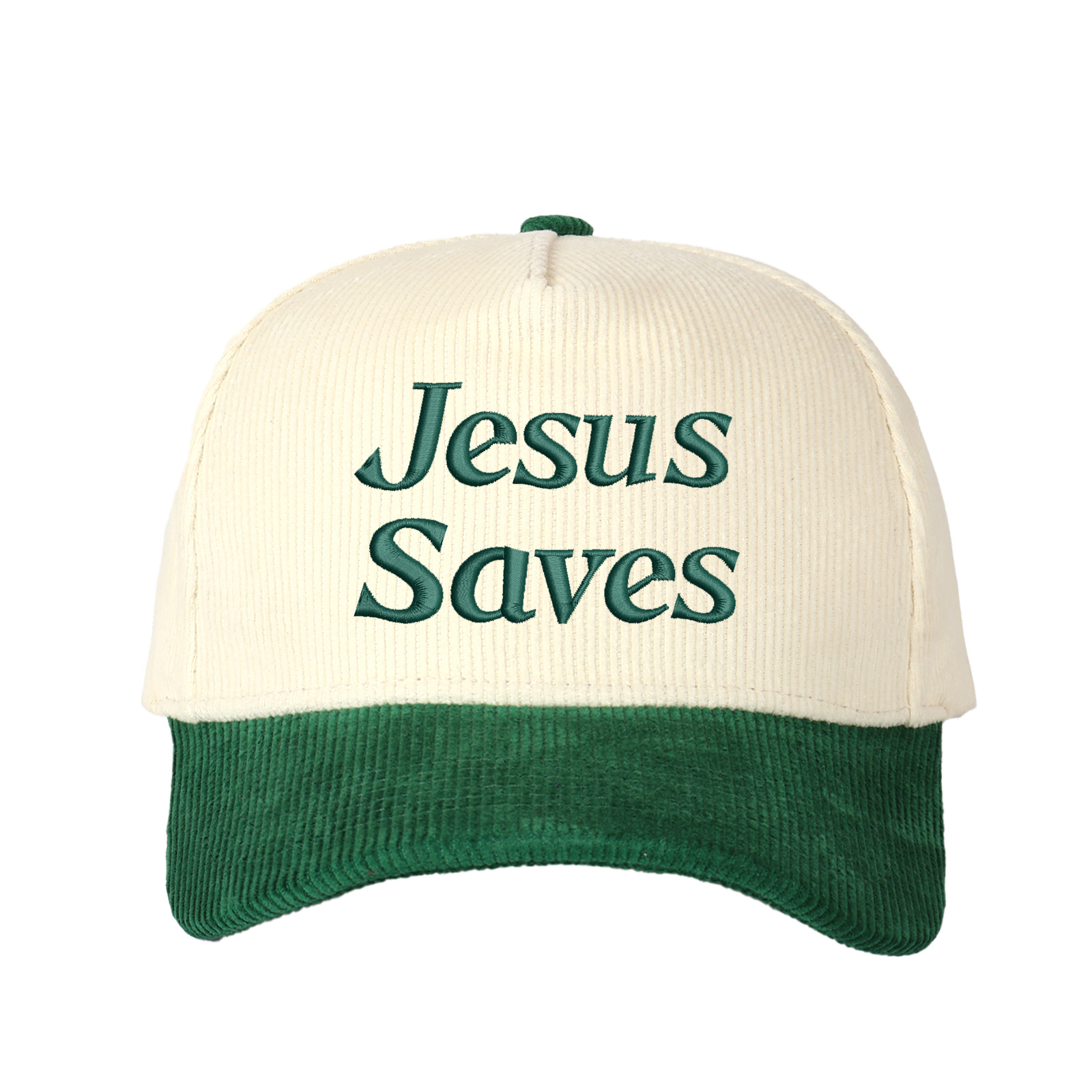Jesus Saves Embroidered Trucker Hat product details