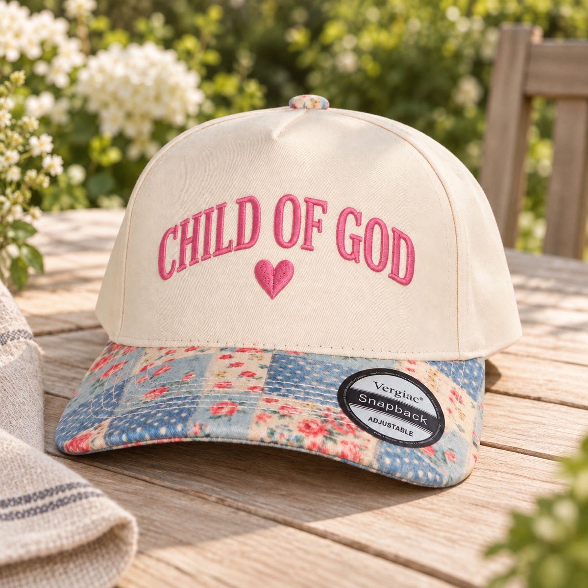 Child Of God 5-Panel Trucker Hat product details