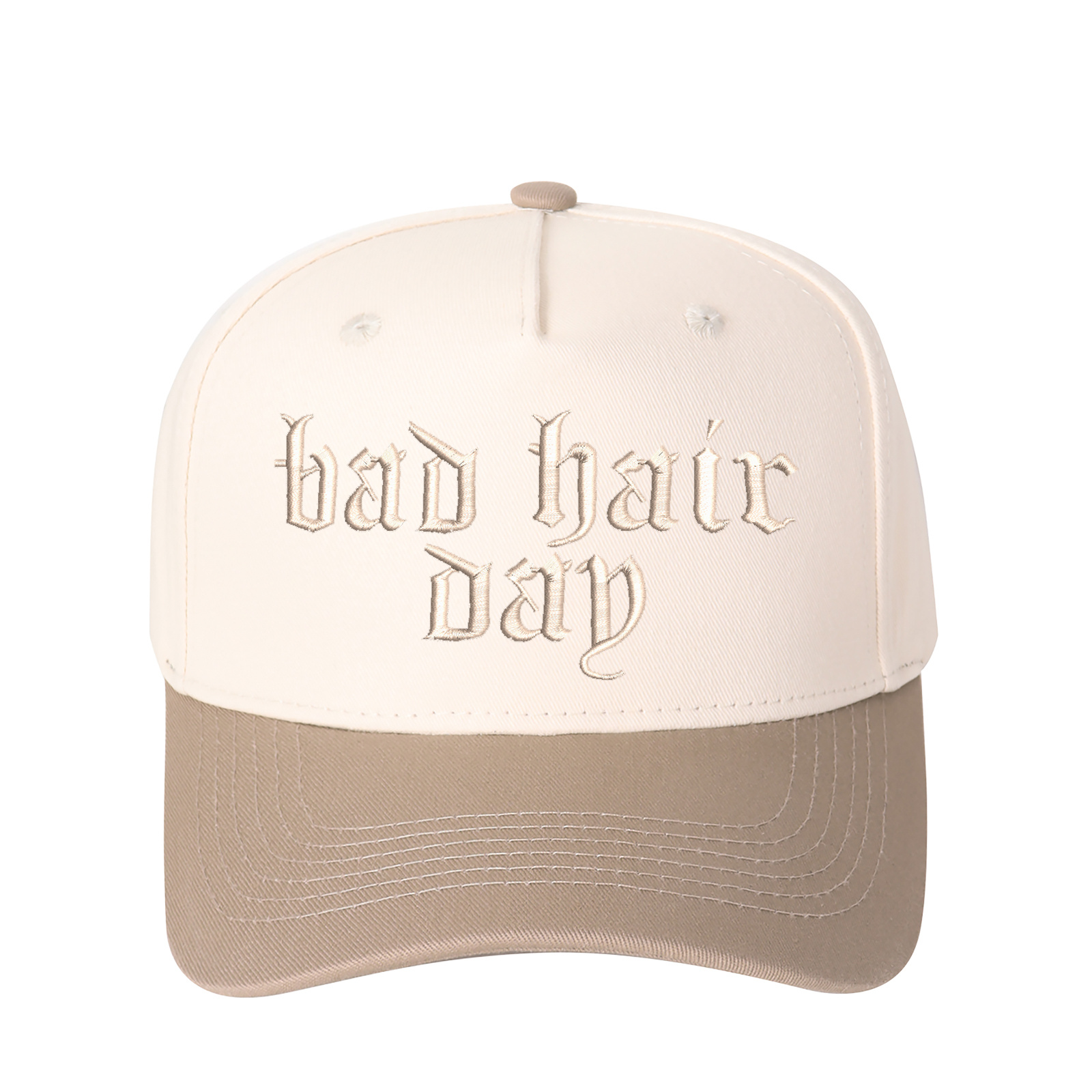 Gothic Bad Hair Day Embroidered Trucker Hat product details