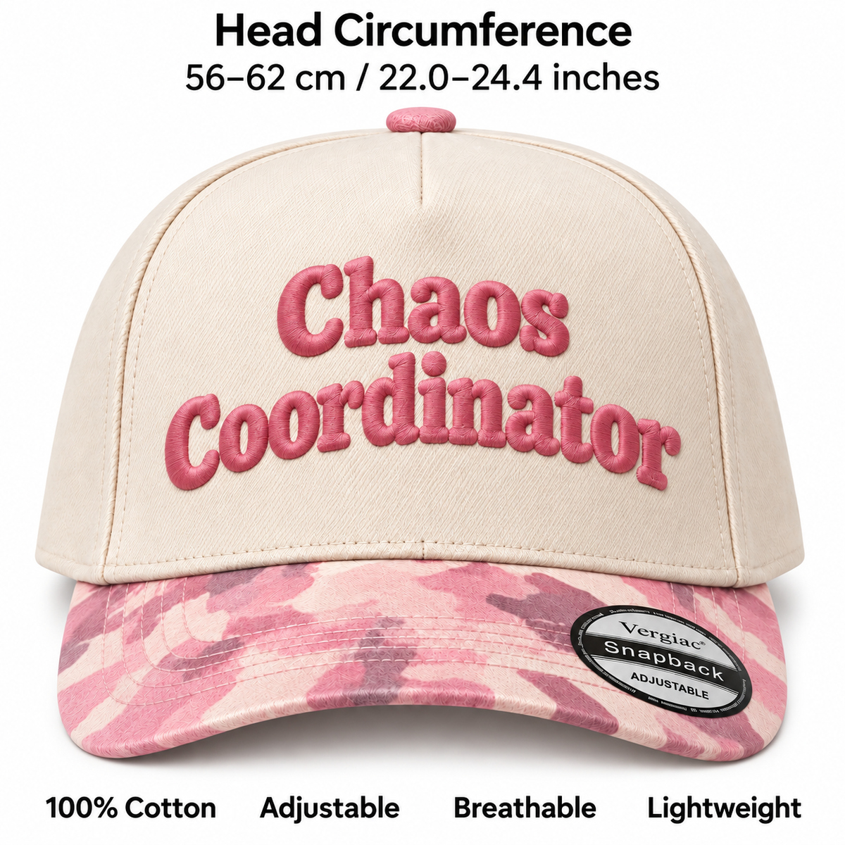 Chaos Coordinator Rounded 5-Panel Trucker Hat product details