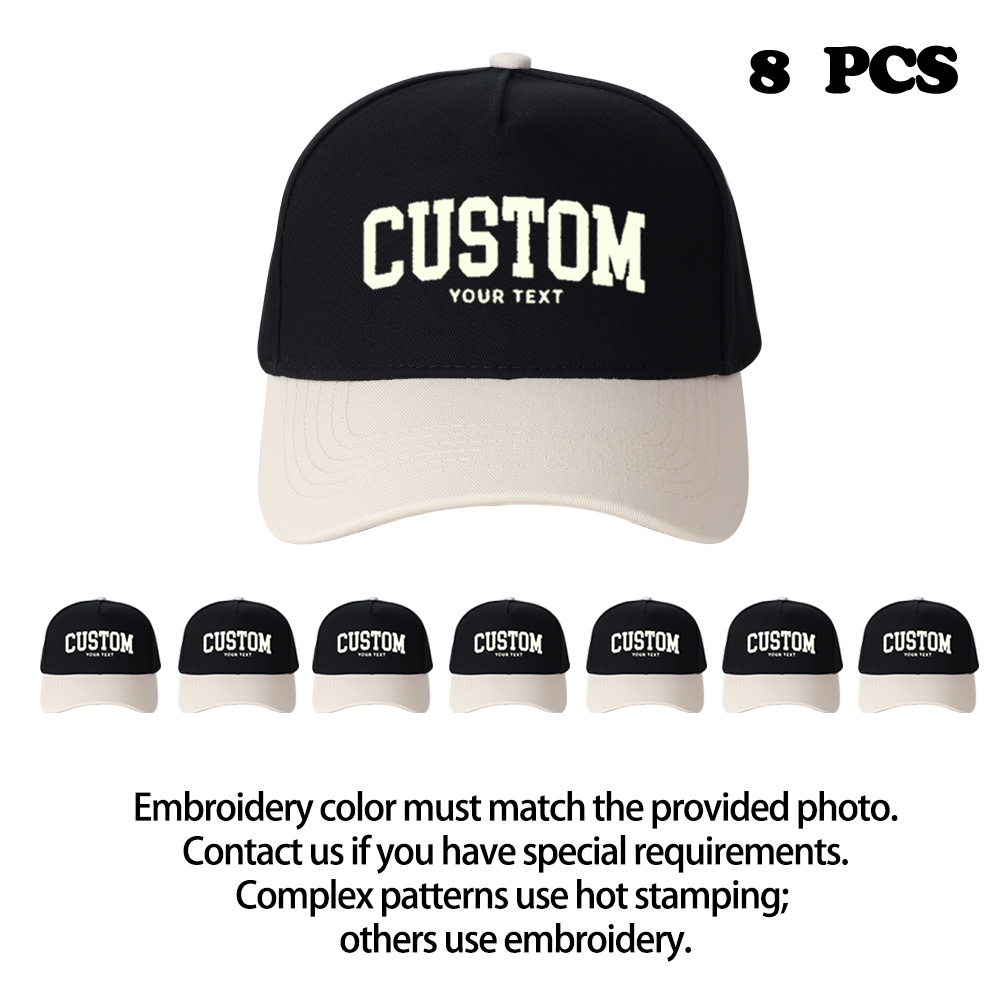 Custom Embroidered Trucker Hats (8-pack) product details
