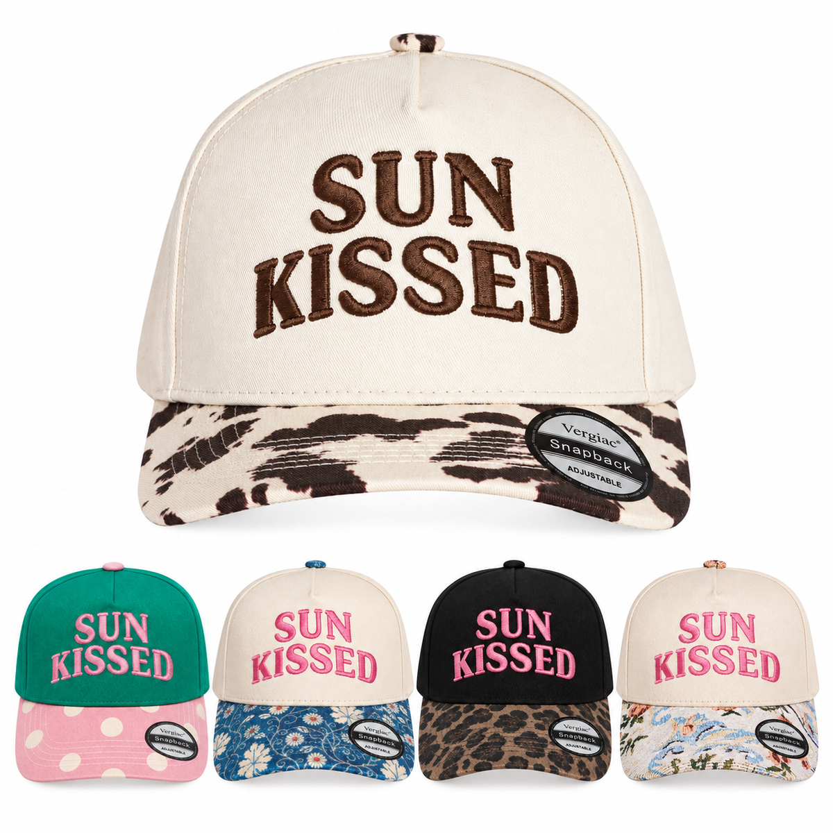 Sun Kissed 5-Panel Trucker Hat product details