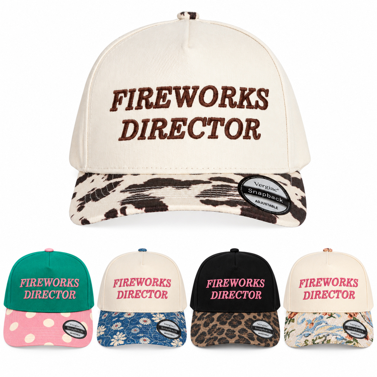 Fireworks Director 5-Panel Trucker Hat product details