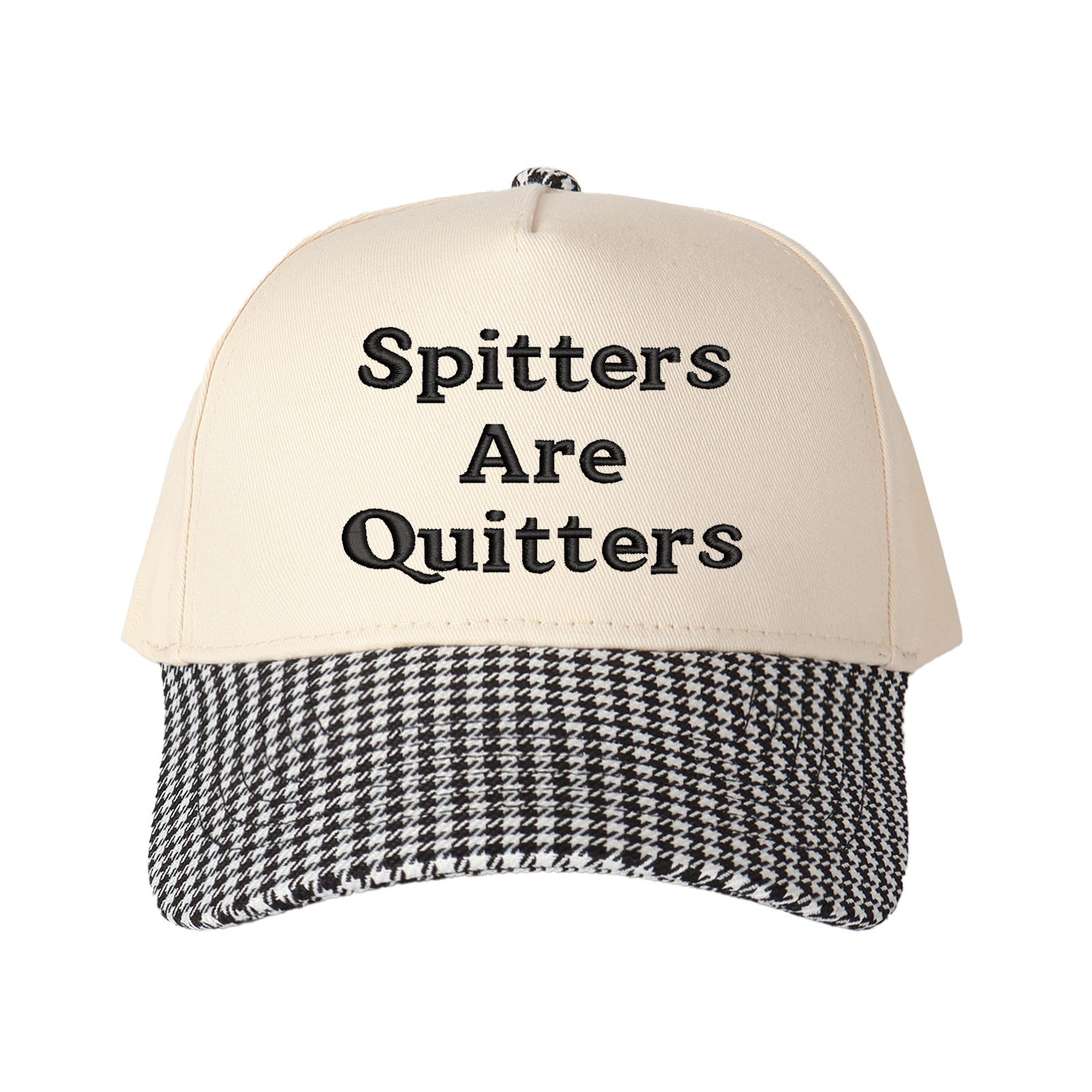 Spitters Are Quitters Embroidered Trucker Hat product details