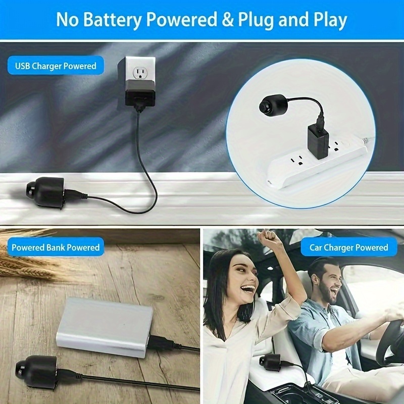 Caméra de sécurité Wi-Fi sans fil avec vidéo HD, mise au point automatique, détection de mouvement, pour la surveillance à domicile, alimentation USB, visualisation à distance 144_voghion.com