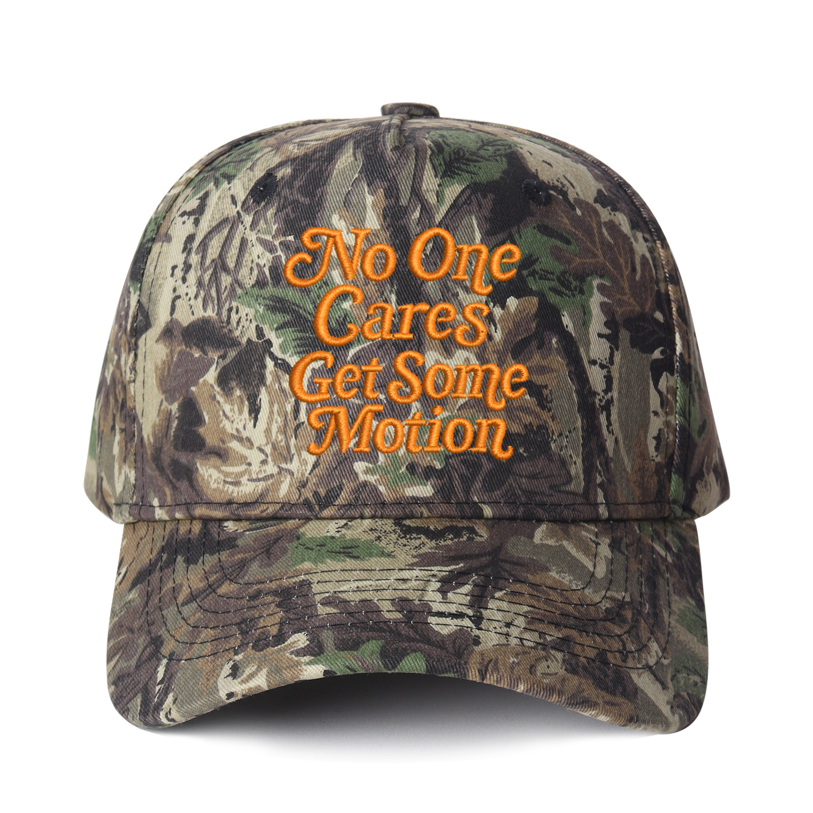 No One Cares Get Some Metion Embroidered Trucker Hat product details