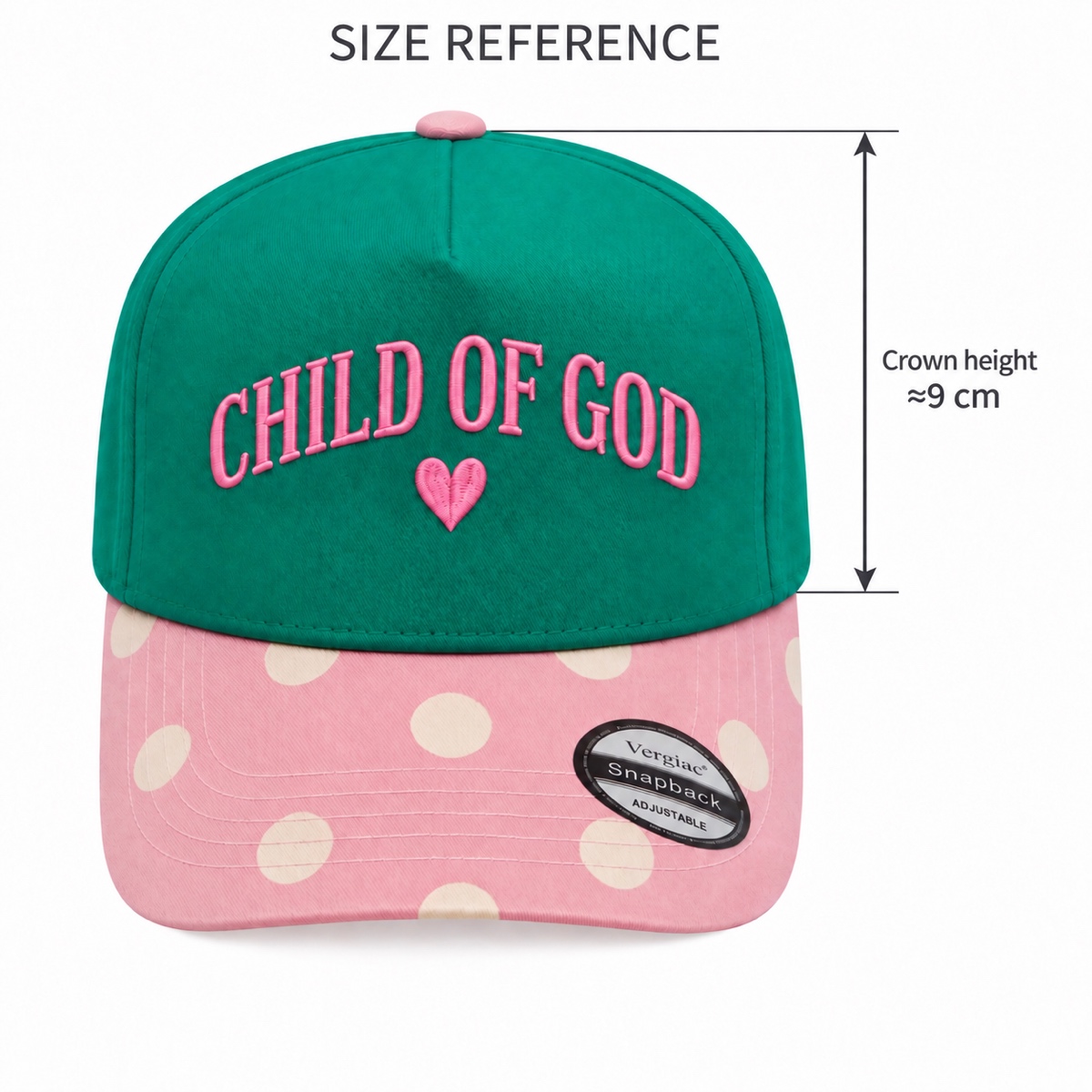 Child Of God 5-Panel Trucker Hat product details