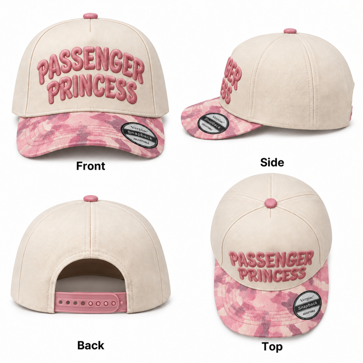 Passenger Princess Rounded 5-Panel Trucker Hat product details
