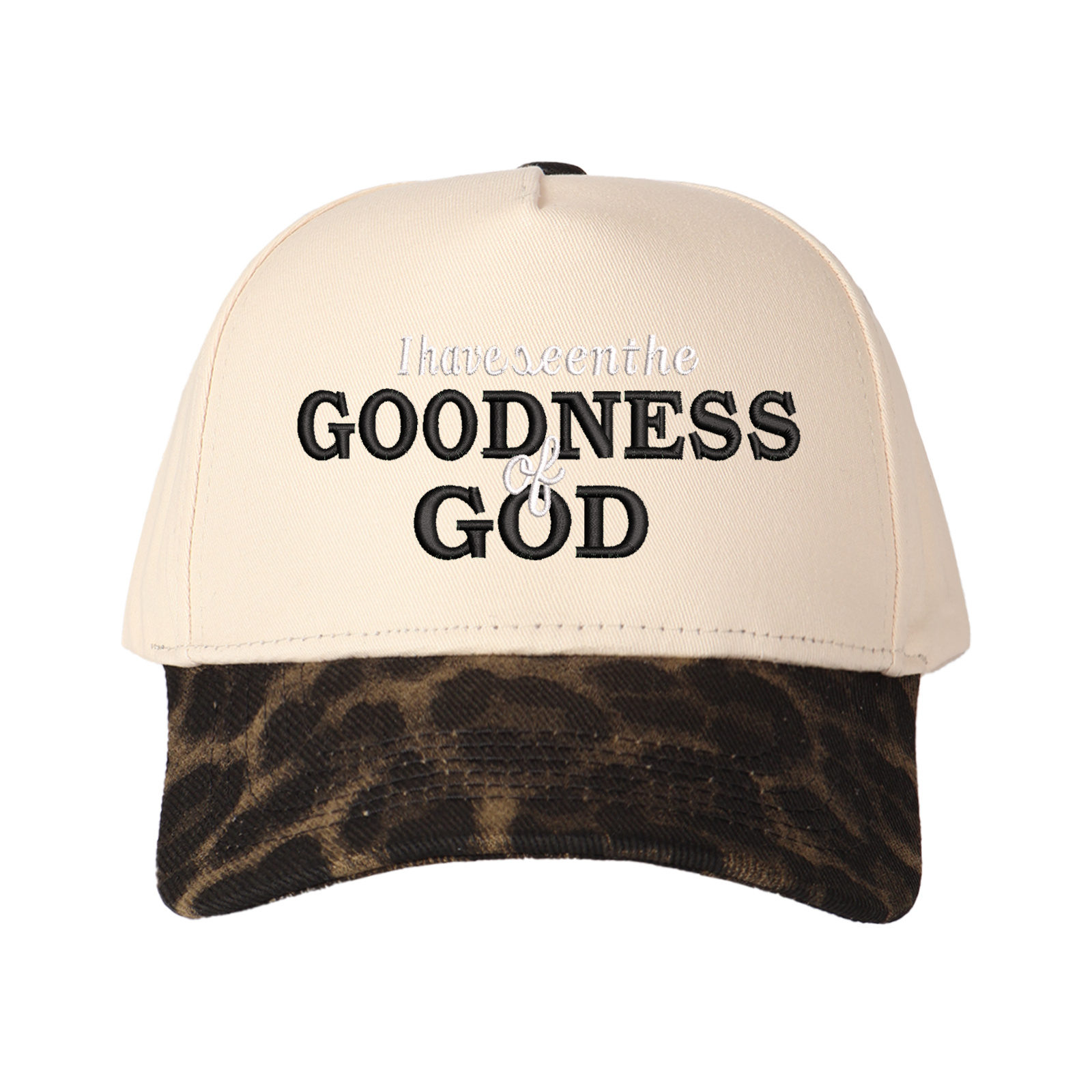 I Have Seen The Goodness Of God Embroidered Trucker Hat product details