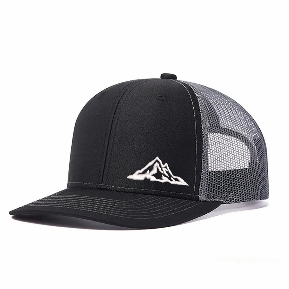 Snowy Mountain Embroidered Trucker Hat / Mesh Cap product details