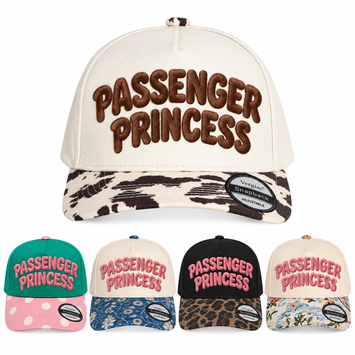 Passenger Princess Rounded 5-Panel Trucker Hat product details