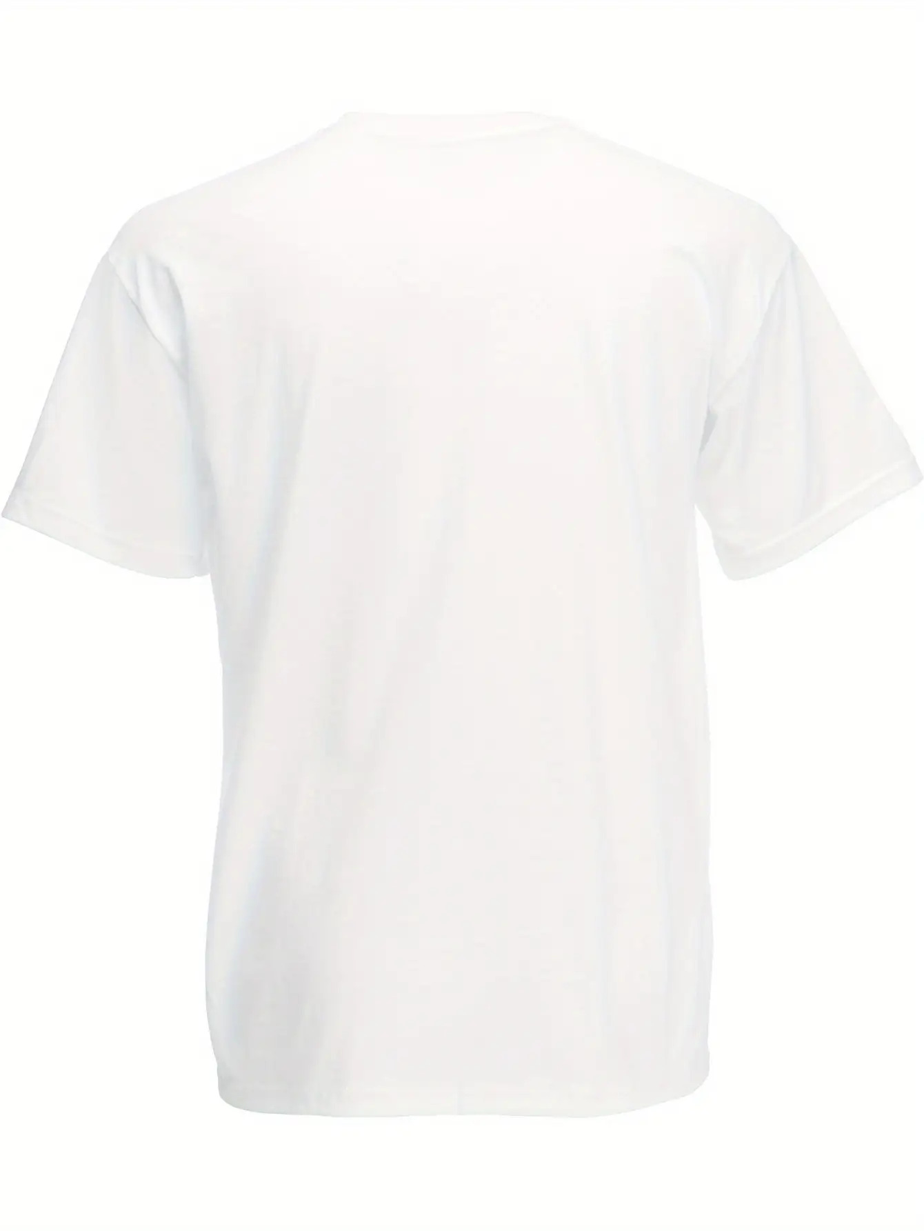 T-shirt da uomo taglie forti 100% cotone, morbida e comoda, a maniche corte, per l'estate._voghion.com