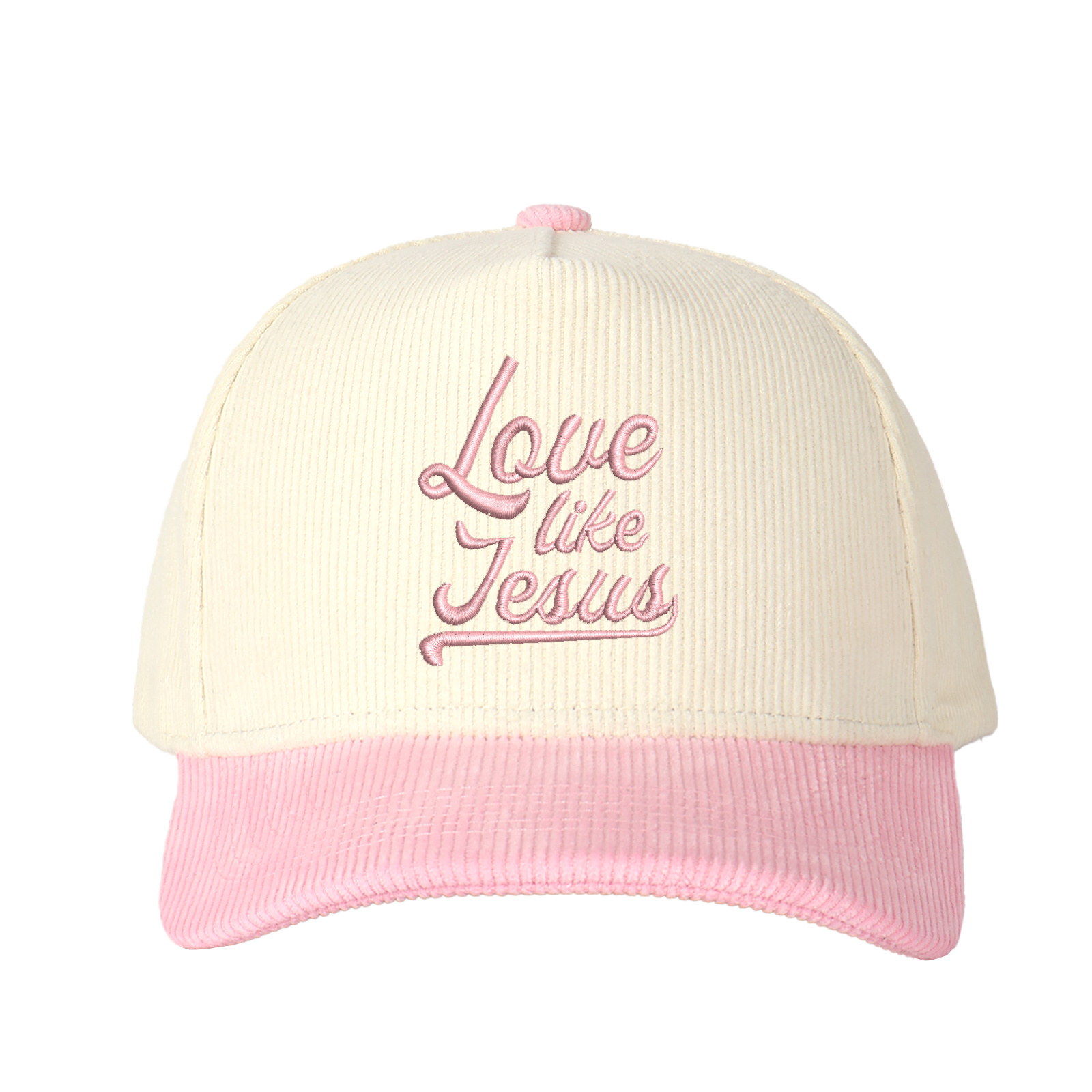 Love Like Jesus Embroidered Trucker Hat product details